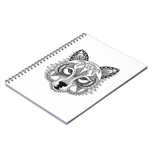 Geïnspireerde Wolf Notitieboek (Linkerzijde)