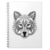 Geïnspireerde Wolf Notitieboek (Voorkant)