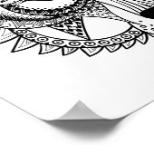 Geïnspireerde Wolf Poster (Hoek)