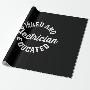 Geïntegreerd en elektricien geschoold geschenk cadeaupapier