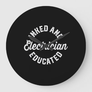 Geïntegreerd en elektricien geschoold geschenk grote klok