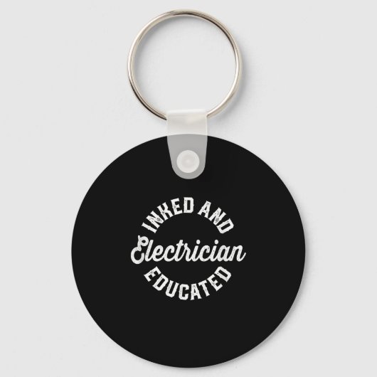 Geïntegreerd en elektricien geschoold geschenk sleutelhanger (Voorkant)