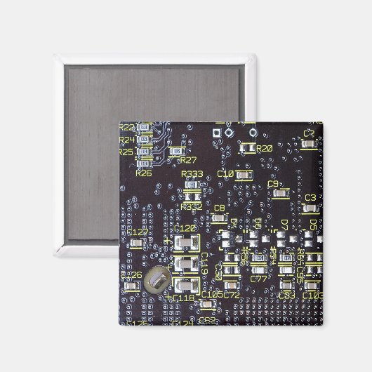 Geïntegreerde printplaat op een magneet (Voorkant / Achterkant)