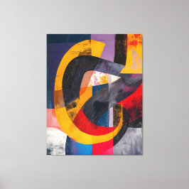 Geïnterlaced Horizon Canvas Afdruk