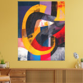 Geïnterlaced Horizon Canvas Afdruk (Insitu (Woonkamer))