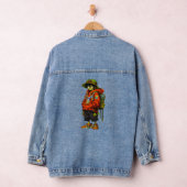 geintje maken met t-shirt aangepaste dames denim j jacket (Hangar)