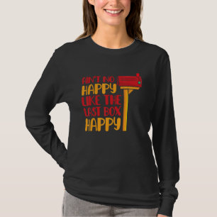 Geintje niet blij als de laatste doos met Happy Po T-shirt