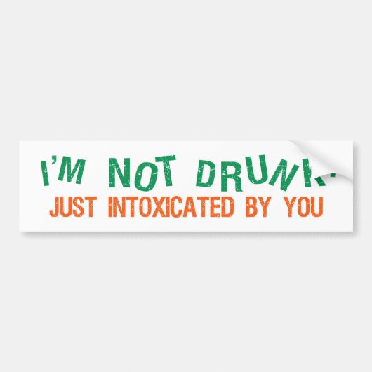 GEÏNTOXICEERDE bumpersticker (Voorkant)