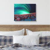 Geïoniseerde zuurstof canvas afdruk (Insitu (Slaapkamer))