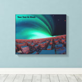 Geïoniseerde zuurstof canvas afdruk (Insitu (Houten vloer))