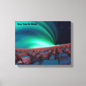 Geïoniseerde zuurstof canvas afdruk (Voorkant)