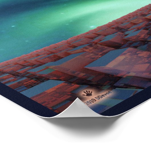 Geïoniseerde zuurstof poster (Hoek)