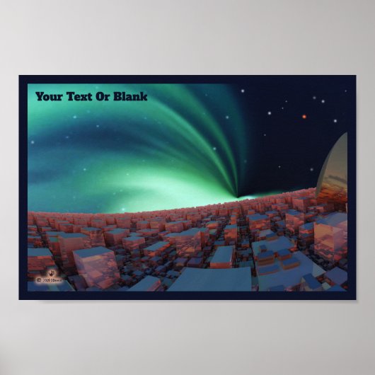 Geïoniseerde zuurstof poster (Voorkant)