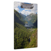 Geiranger Fjord landschap, Noorwegen Klembord (Rechts)