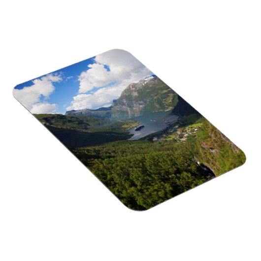 Geiranger Fjord landschap, Noorwegen Magneet (Rechterzijde)
