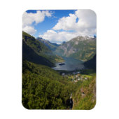 Geiranger Fjord landschap, Noorwegen Magneet (Verticaal)