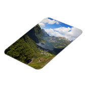 Geiranger Fjord landschap, Noorwegen Magneet (Linkerzijde)