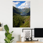 Geiranger Fjord landschap, Noorwegen Poster (Thuiskantoor)