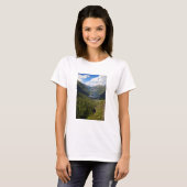 Geiranger Fjord landschap, Noorwegen T-shirt (Voorkant volledig)