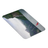 Geiranger fjord met Noorse vlag magneet (Rechterzijde)