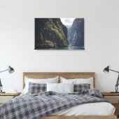 Geiranger Fjord Noorwegen Canvas Afdruk (Insitu (Slaapkamer))