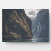 Geiranger Fjord Noorwegen Fotoplaat (voorkant)