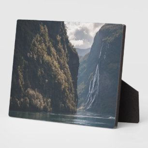 Geiranger Fjord Noorwegen Fotoplaat