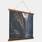 Geiranger Fjord Noorwegen Hangend Wandkleed (Gebogen)