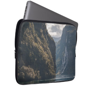 Geiranger Fjord Noorwegen Laptop Sleeve