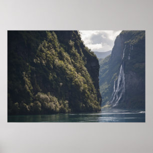 Geiranger Fjord Noorwegen Poster