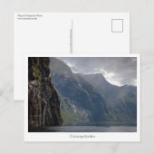 Geirangerfjord Briefkaart (Voorkant / Achterkant)