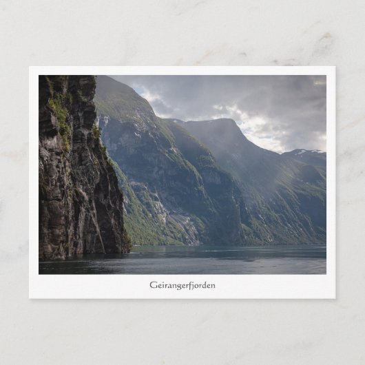 Geirangerfjord Briefkaart (Voorkant)