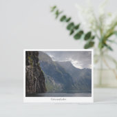 Geirangerfjord Briefkaart (Staand voorkant)