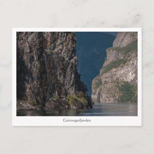 Geirangerfjord Briefkaart (Voorkant)