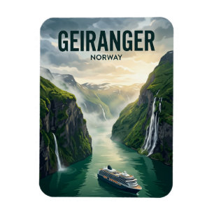 Geirangerfjord Cruise Noorwegen Magneet