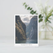 Geirangerfjord Noorwegen Briefkaart (Staand voorkant)