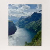 Geirangerfjord, Noorwegen Legpuzzel (Verticaal)