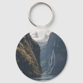 Geirangerfjord Noorwegen Sleutelhanger (Voorkant)