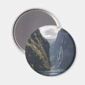 Geirangerfjord Noorwegen Souvenir Magneet (Voorkant / Achterkant)