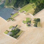 Geirangerfjord uitzicht in Noorwegen puzzel (Zijkant)