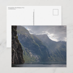 Geirangerfjorden Noorwegen Briefkaart