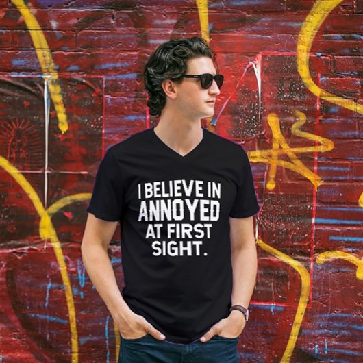 Geïrriteerd gezichtsvermogen T-shirt: Instant Mood T-shirt