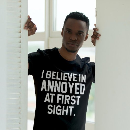 Geïrriteerd gezichtsvermogen T-shirt: Instant Mood T-shirt