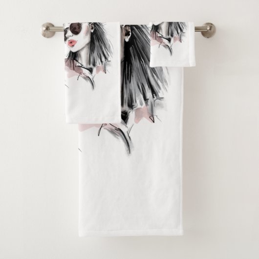 Geïrriteerd op het eerste gezicht bad handdoek (Insitu)