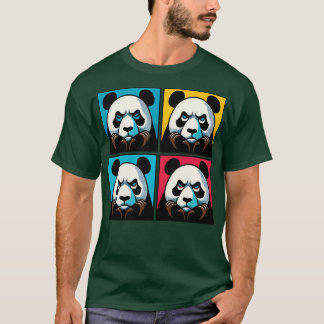 Geïrriteerd Panda Grappig Panda Art 1 T-shirt