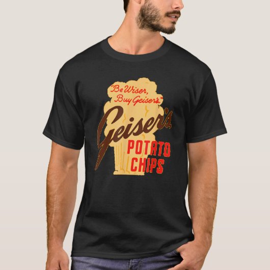 Geiser's Potato Chips ontwerp T-shirt (Voorkant)
