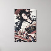 Geisha 071429 canvas afdruk (Voorkant)