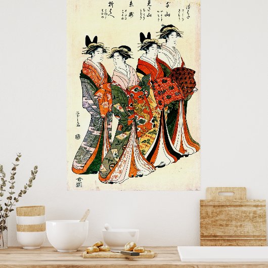 Geisha 1792 poster (Keuken)