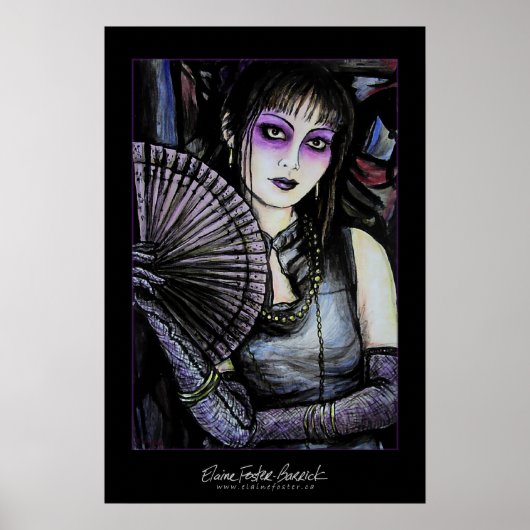 Geisha - Afdrukken Poster (Voorkant)