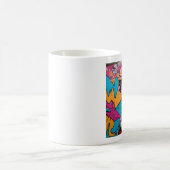 Geisha and Sakura: Japanese-Inspired Art Koffiemok (Center)